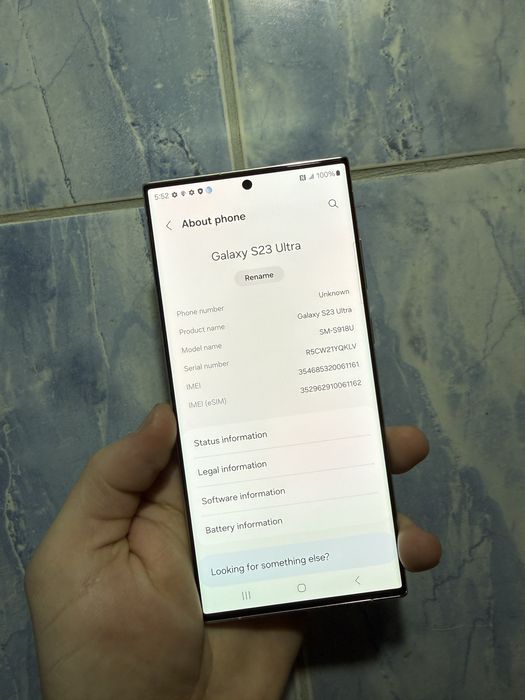 Vand Samsung S23 ultra 256 gb