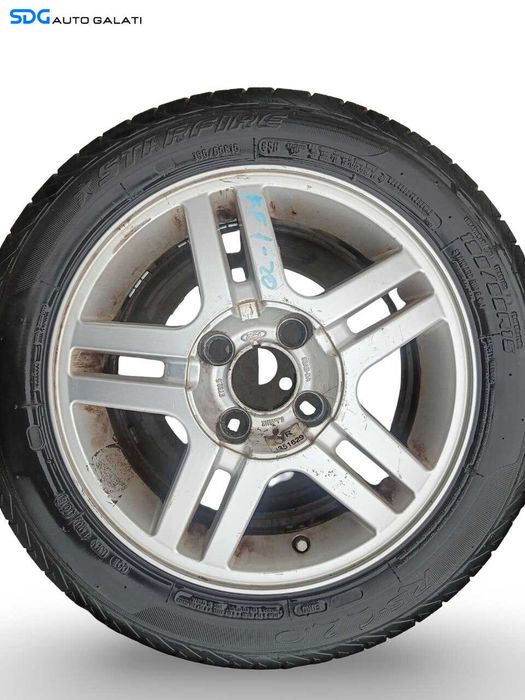 Set 4 Jante Janta Roata Roti Aluminiu R15 Ford Puma 1997 - 2002 (6JX15H2 ET 52.5) [JNT0029]