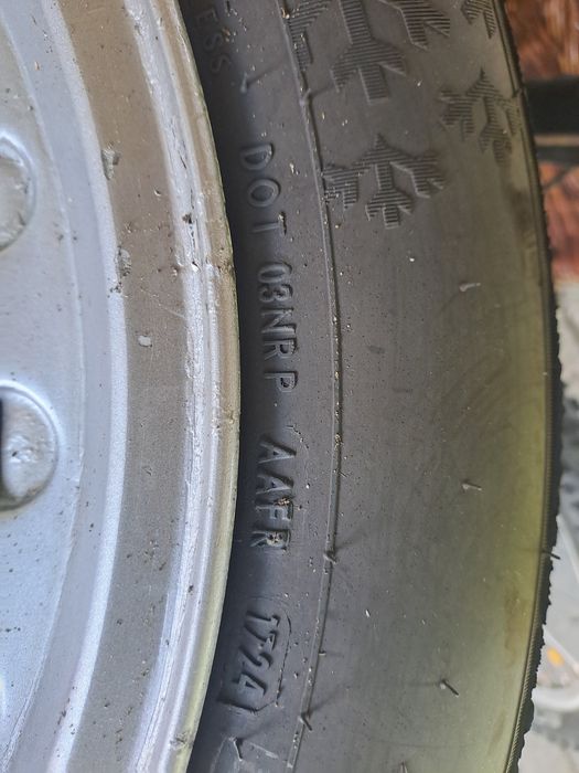 Jante cu cauciucuri noi 205/55/R16 Bmw seria 3