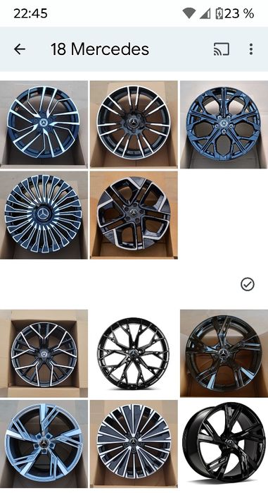 Jante 18 Mercedes Clasa A,B,C,E M,S, V CLA GLE, GLS, VIANO VITO