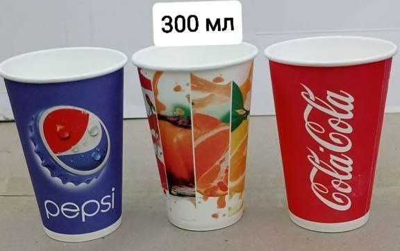 Petronas bir qavatli qog'oz stakanlari (200, 330 ml) / бумажный стакан