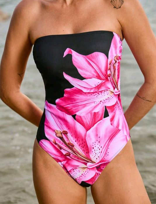 Промо!!! Нов цял дамски бански #XL