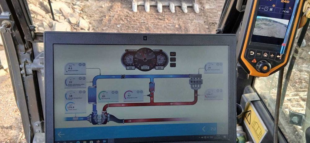 Диагностика на извънпътна техника:багери,трактори,индустриални машини