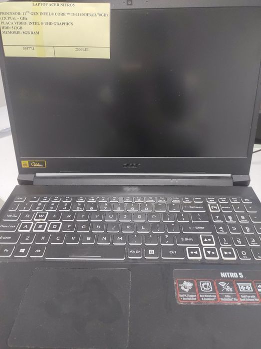 Laptop Acer Nitro5 i5-11400HB(efn)
