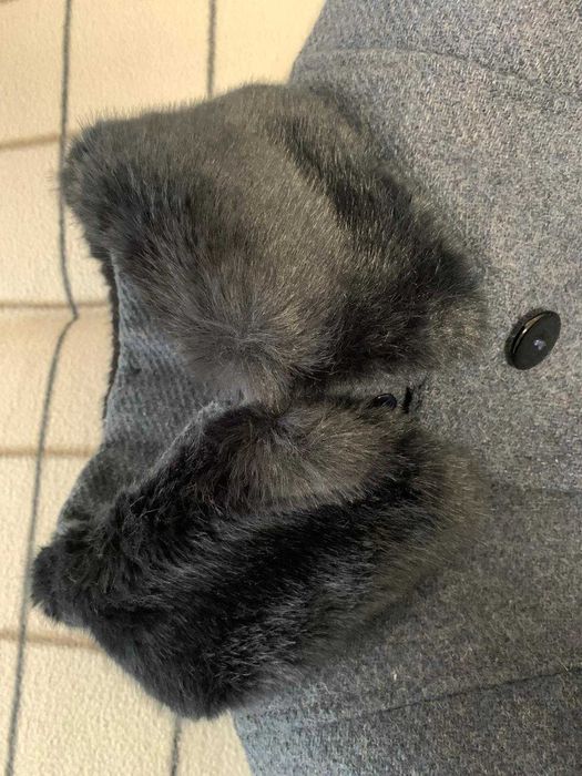 Palton dama MIZAR, marime 42, stofa lana, captuseala vatelina