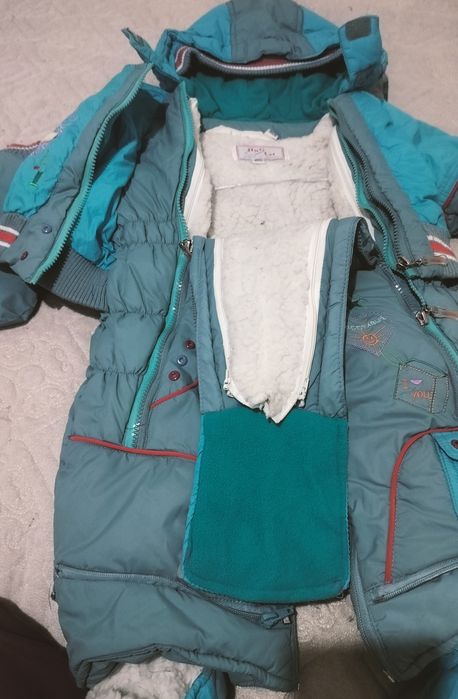 Зимний детский комбинезон