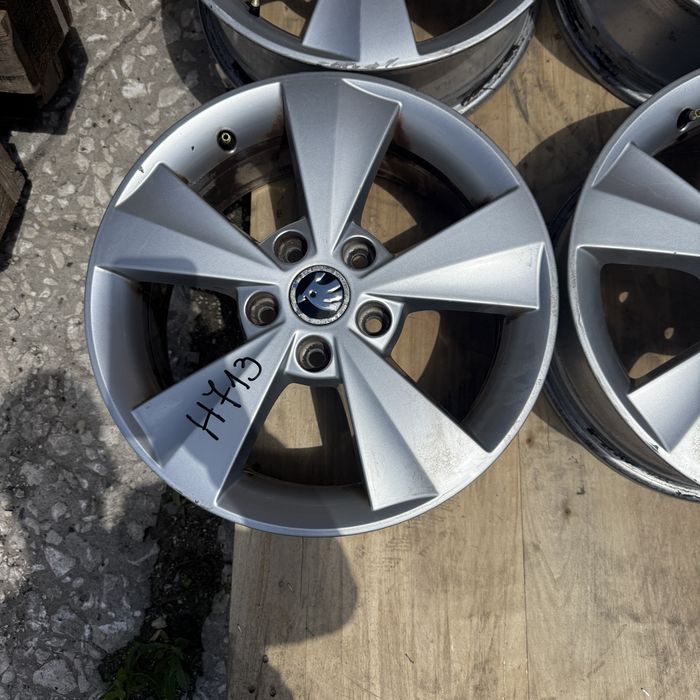 Алуминиеви джанти Skoda Octavia 6.5J R16 ET 46 5E0601025C ном 713