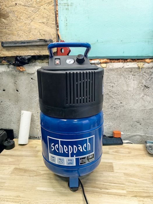 Компресор 24Л Scheppach HC24V
Обем на съда под налягане: 24 литра
Рабо