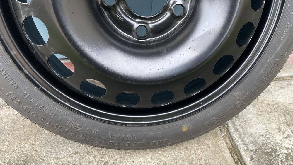 Roata de rezerva slim Opel Astra H sau G
