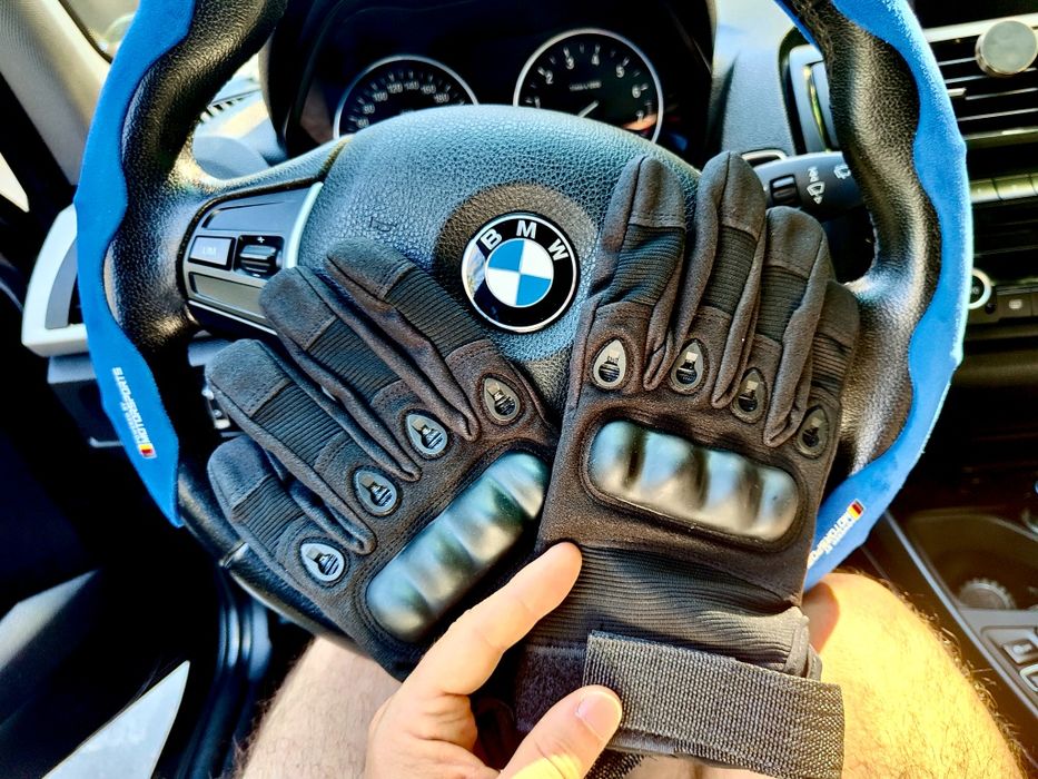 Mănuși Moto Scuter , mănuși cu protecție M-XL , Unisex - Negru