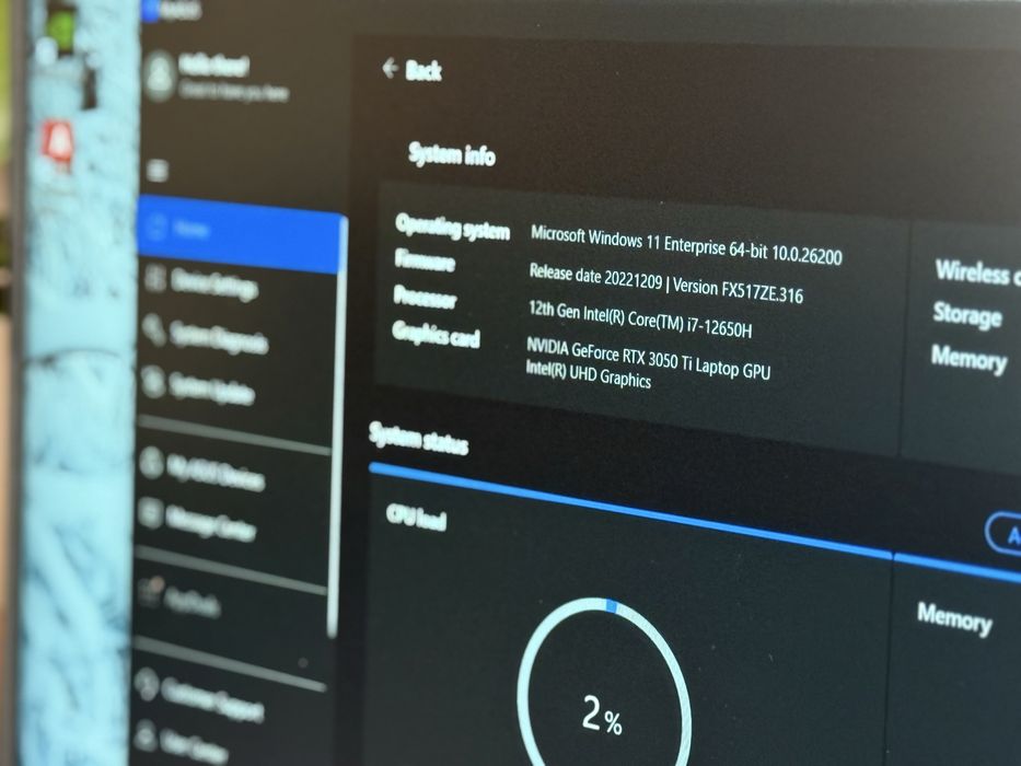 ASUS TUF F15 FX517ZE | i7-12650H | RTX 3050 Ti | 16GB DDR5