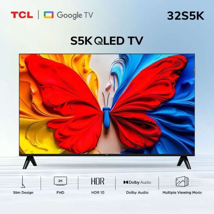 Телевизор TCL 32/43 S5K QLED HDR10 2025 новый Доставка Бесплатно
