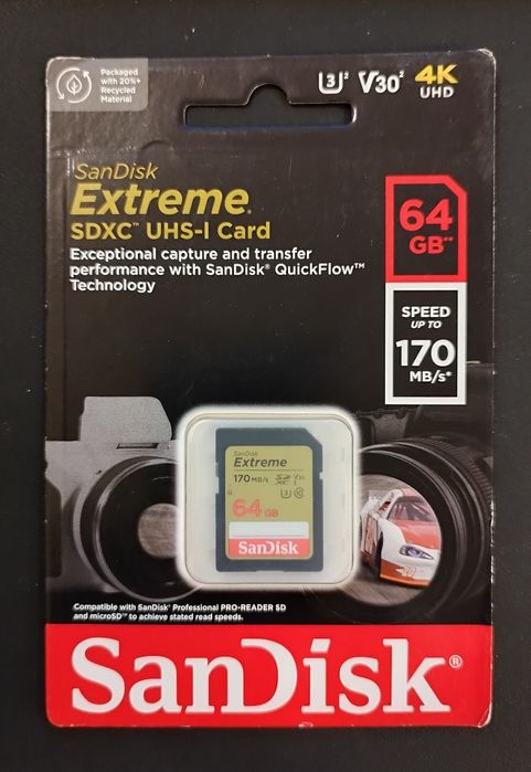 SanDisk Extreme SDXC UHS-I Card