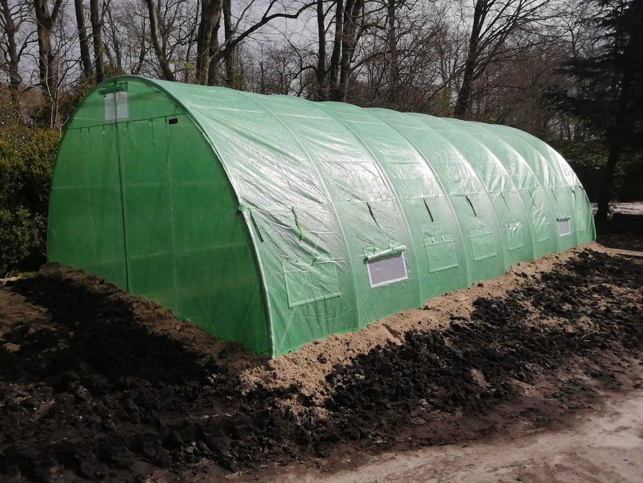 4x14 m Solar de gradina 56 mp, teava galvanizata ab