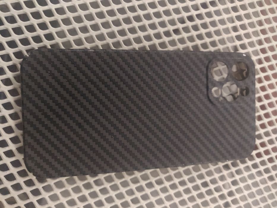Husa dura Apple Iphone 13 si 13 pro max, silicon si carbon