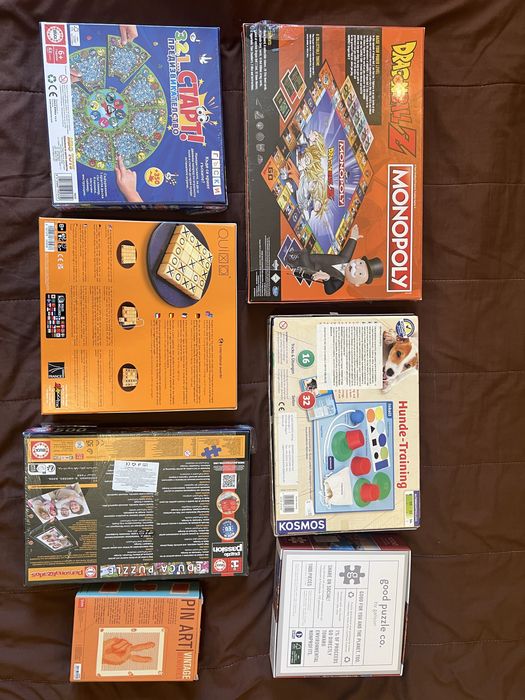 Настолни игри и пъзели – нови, запечатани, неползвани!