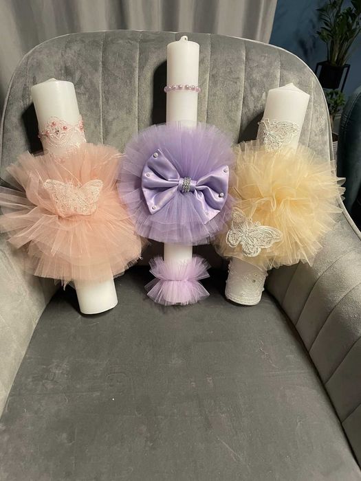 Lumanari botez diverse modele