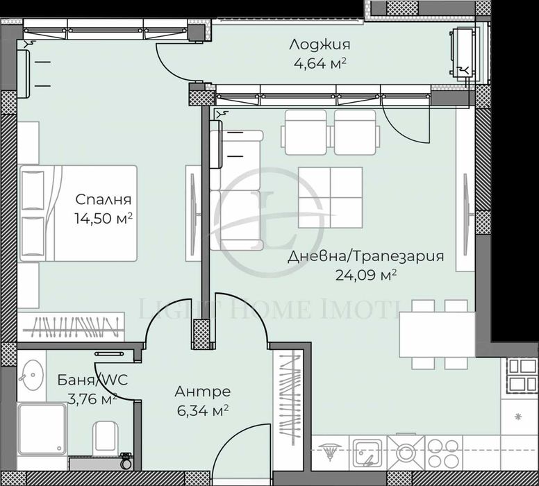 Продава се Двустаен апартамент в Пловдив, Христо Смирненски - 74 кв.м за 1493 €/кв.м - Снимка #5