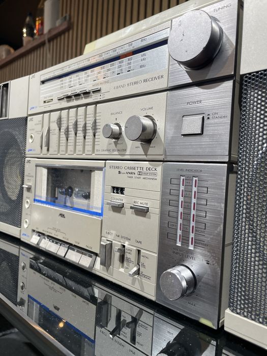 Radio casetofon boombox jvc pc r11l servisat