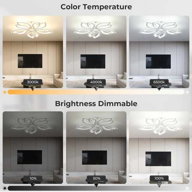 Smart LED Полилей 48W 6500 lm Димируем 3000-6500K