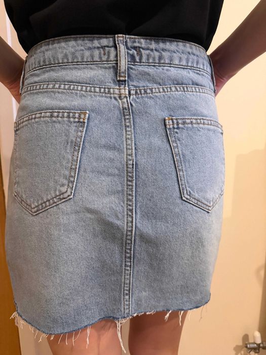 Fusta denim noua 38