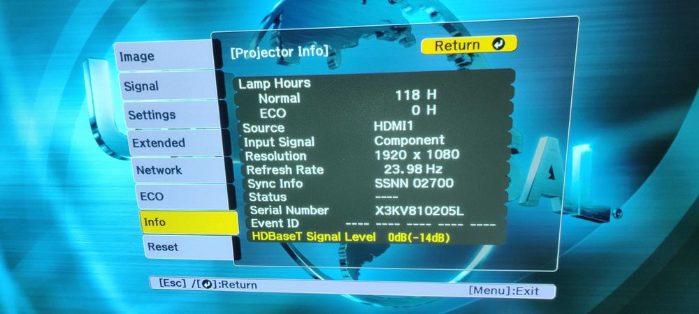 [PRO] Epson EB-2265U 5500 Lumeni WUXGA (Full HD+) Top Proiector Video