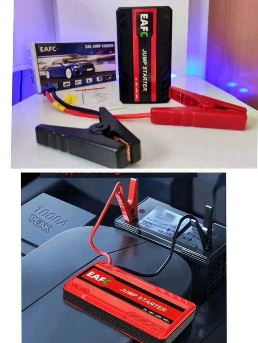 Starter Auto Pornire rapidă Benzina și Diesel 3in1 Jump Power Bank+LED