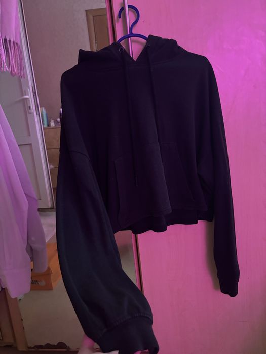 худи укороченое бершка