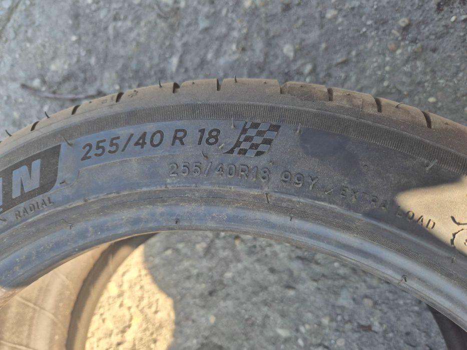 1 Anvelopa de VARA - 255/40/18 - Michelin Pilot Sport 4 RUN-FLAT - Stare BUNA DOT 2022 !