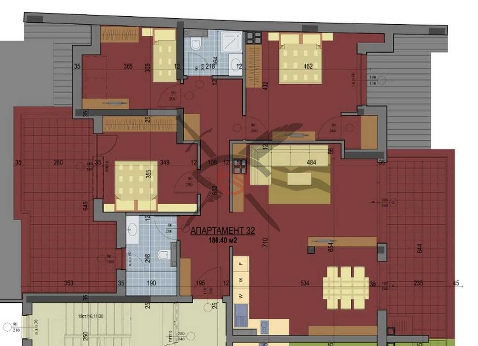 Продава се Четиристаен апартамент в София, Център - 180 кв.м за 2205 €/кв.м - Снимка #1