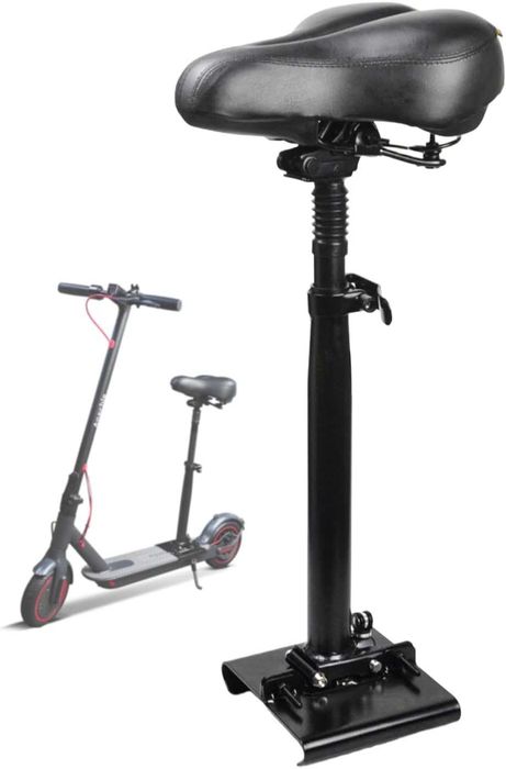 Scaun Trotineta Electrica KALLAK Universal Reglabil Sezut Moale cu Suspensie Compatibil Segway Ninebot Max G30P Gotrax GXL V2 Pliabil Negru