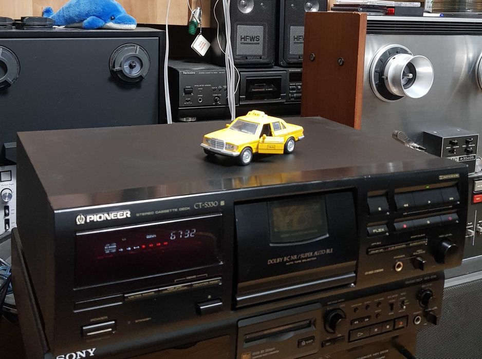 Casetofon Deck Stereo Vintage PIONEER CT S330 BLACK (Made in Japan)