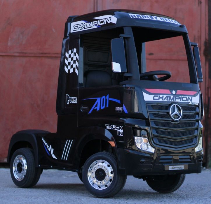 Kinderauto Mercedes ACTROS 4x4 PREMIUM 4x45W #Negru