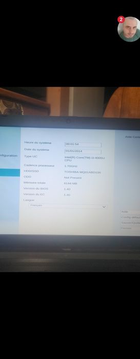 TOSHIBA satelite c50-B-14 D
