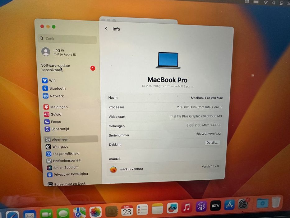 MacBook Pro end 2017,SPACE GREY