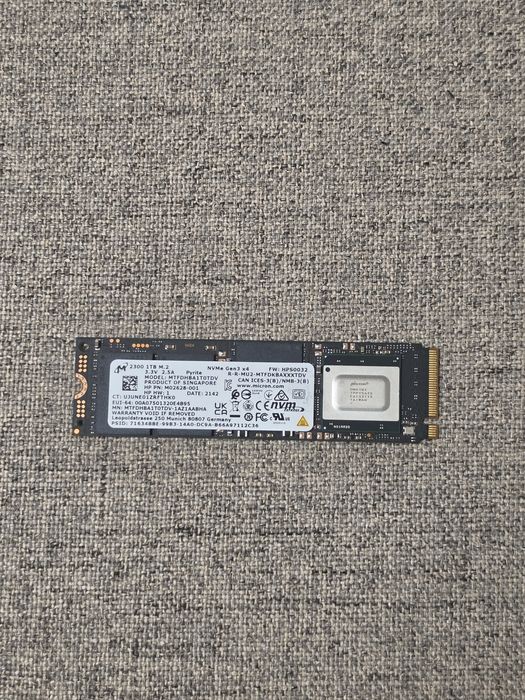 Nvme 1TB,Gen 3,99% Health