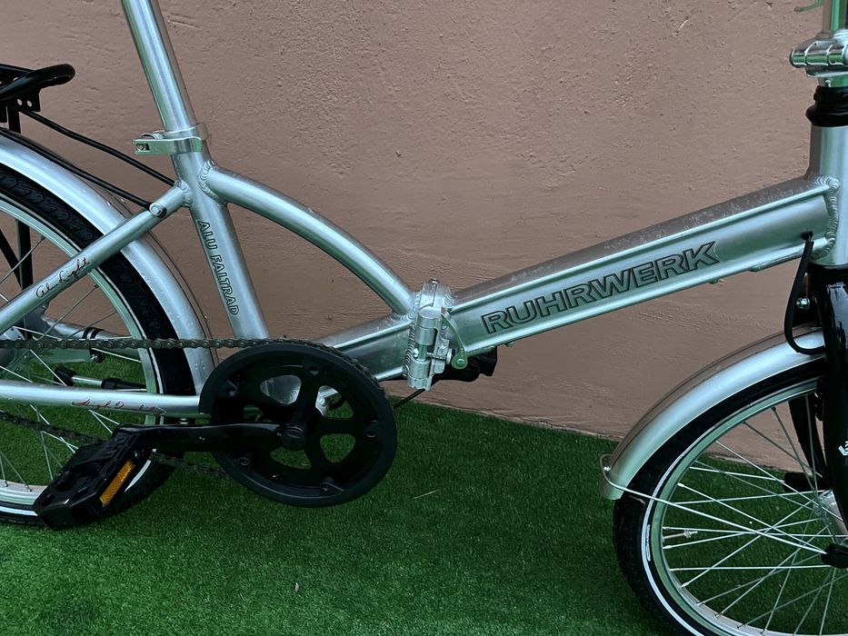 Като Нов Сгъваем Алуминиев Велосипед  20цола 3ск.Вътрешни