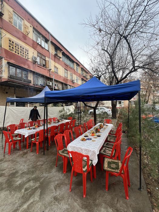 24/7 ИШОНЧЛИ аренда прокат стол стул козон очок навес посуда