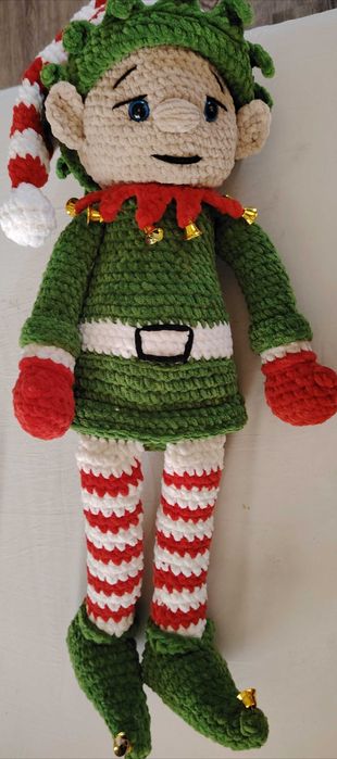 Коледен елф за игра или декорация