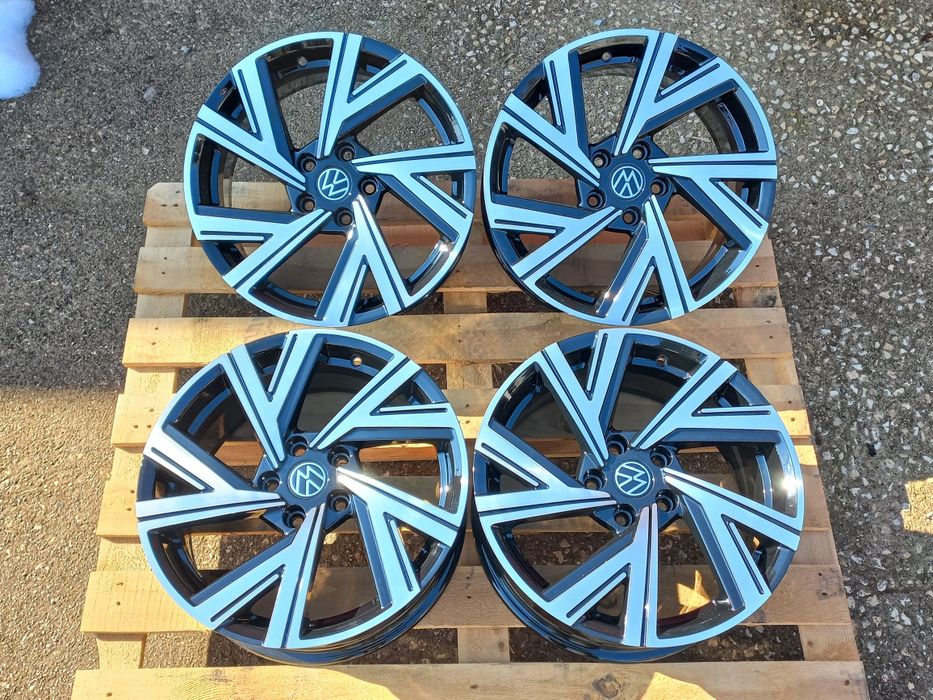 17"Vw 5х112 Golf Gti Gtd Passat Touran Caddy 7.5ж ет40 Чисто Нови
