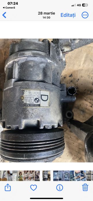 Piese bmw e 46 chiuloasa compresor ac releu buji bloc motor pistoane.