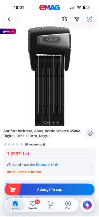 Antifurt bicicleta Abus