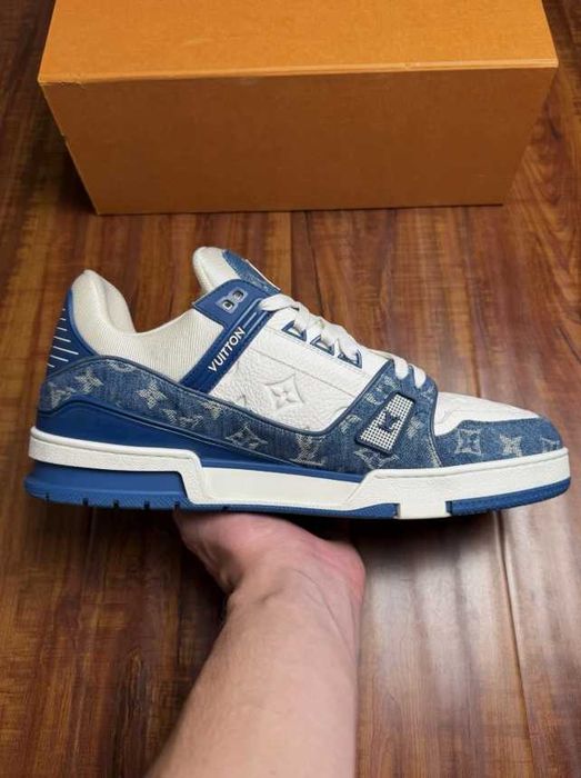 Louis Vuitton Trainer LV Monogram Denim Blue 40-46