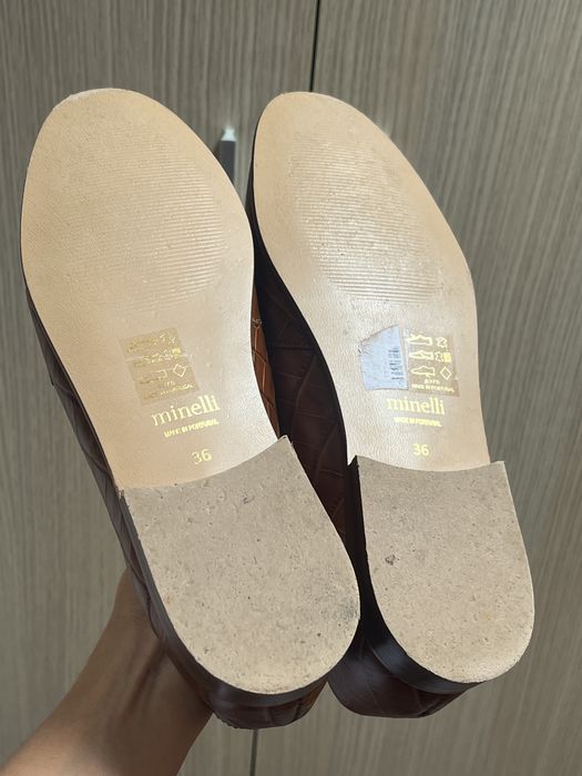 Mocasini (loafers), piele naturală, Minelli