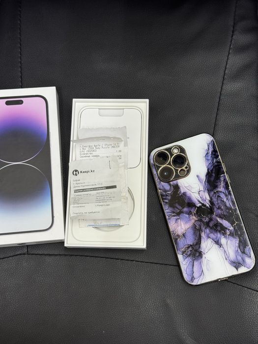  iPhone 14pro max 5G 128gb ru/a EAC deep purple аккум 80%