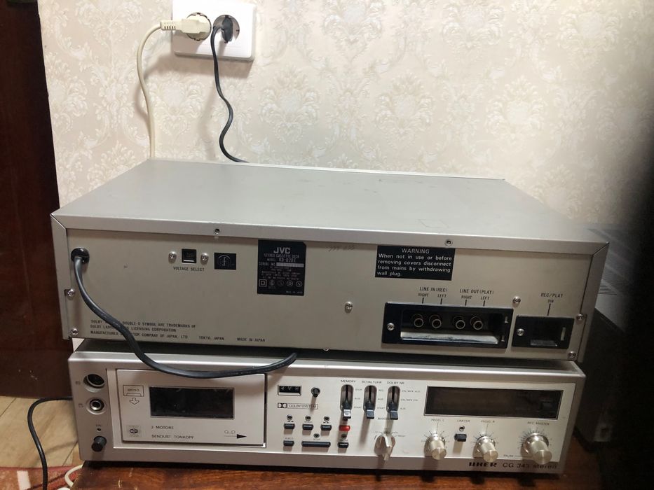 Casetofon deck Uher CG 343 și Jvc KD-20E