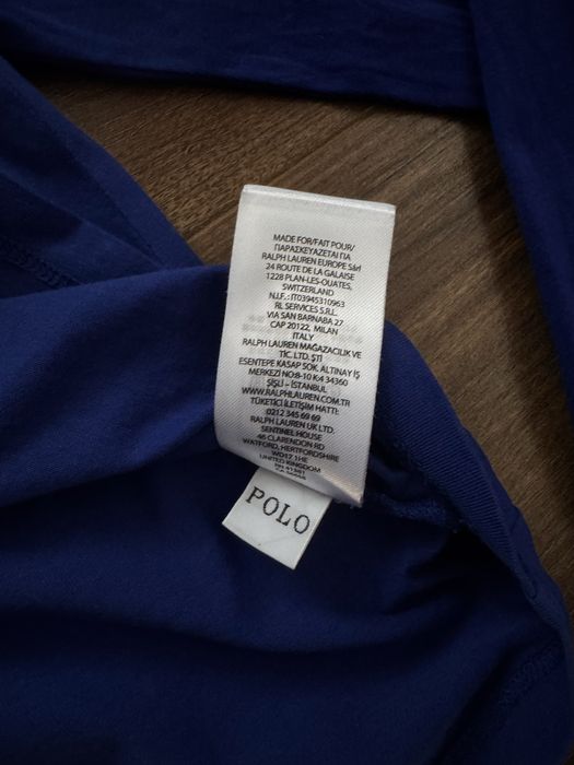 Polo Ralph Lauren Girls Blue Logo Boxy Top or Long-Sleeve T-Shirt