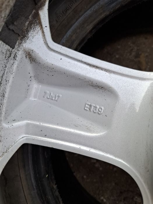 Продавам 4 броя Алуминиеви джанти 5x110 17 цола 7 J *ЕТ 39*ц.о 65,1 мм