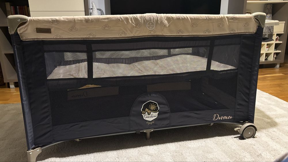 Patut pliabi travel calatorie Chipolino Dormeo+extra salteluta/ topper