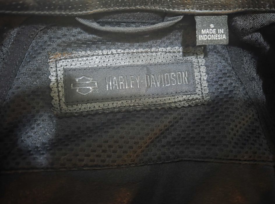 Geaca femei din piele microperforata Harley Davidson OZELLO